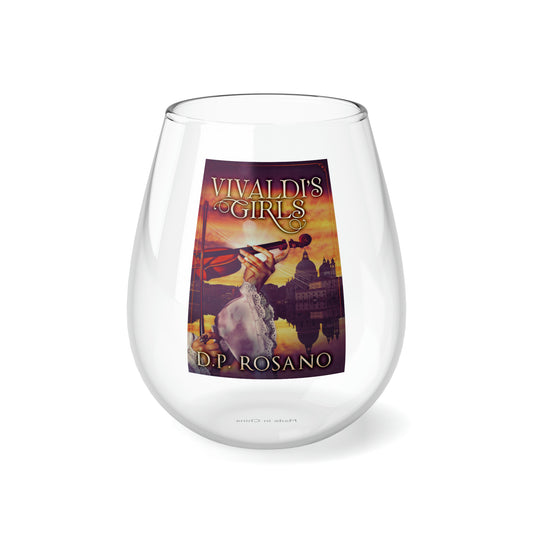 Vivaldi's Girls - Stemless Wine Glass, 11.75oz