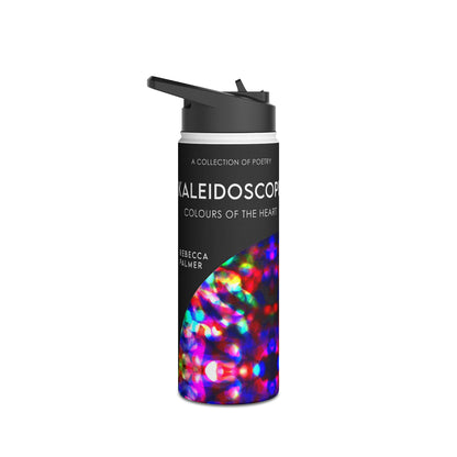 Kaleidoscope - Colours Of The Heart - Stainless Steel Water Bottle