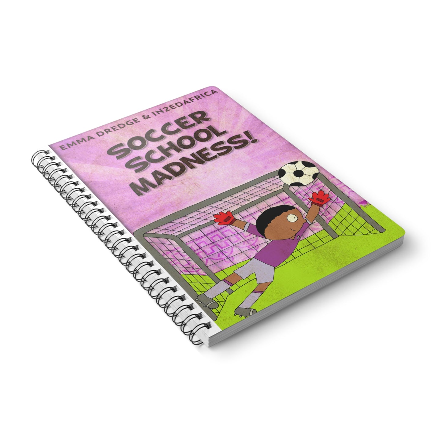 Soccer School Madness! - A5 Wirebound Notebook