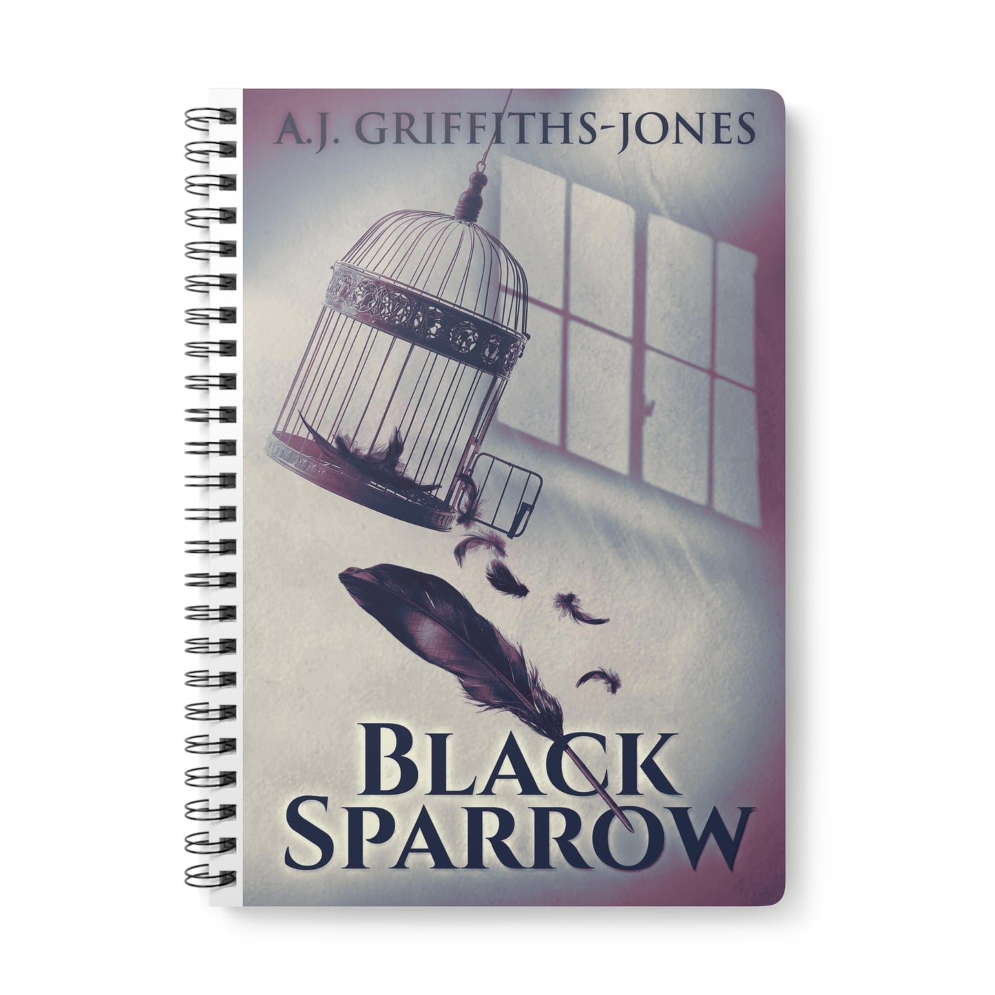 Black Sparrow - A5 Wirebound Notebook