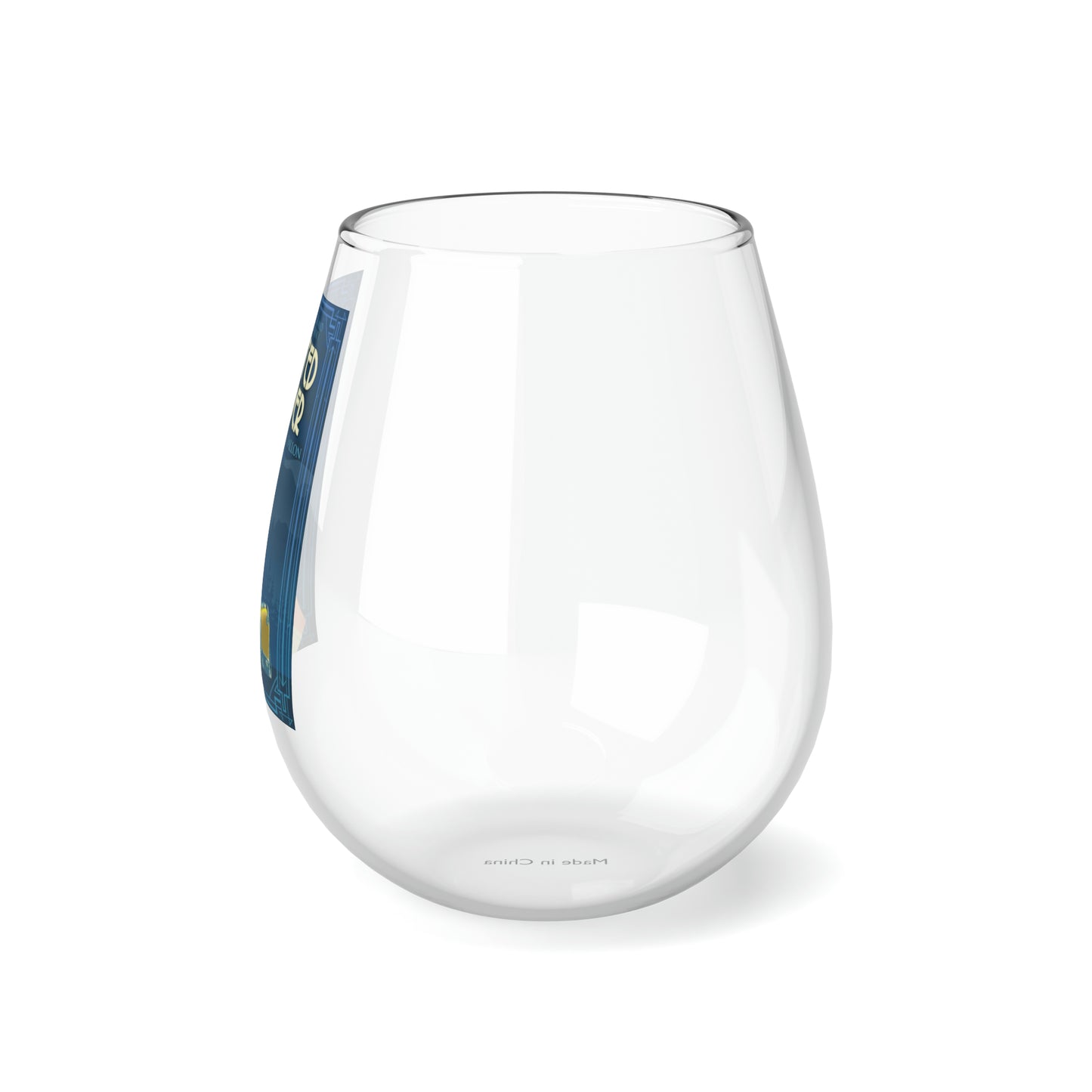 Scripted Murder - Stemless Wine Glass, 11.75oz