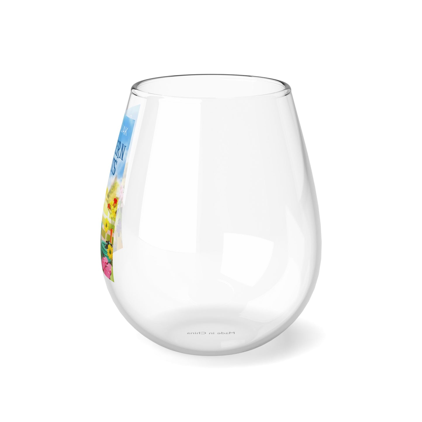 Southern Shorts - Stemless Wine Glass, 11.75oz