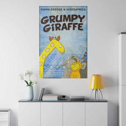 Grumpy Giraffe - Canvas