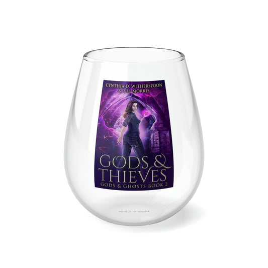 Gods & Thieves - Stemless Wine Glass, 11.75oz