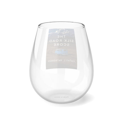 The Silk Road Score - Stemless Wine Glass, 11.75oz