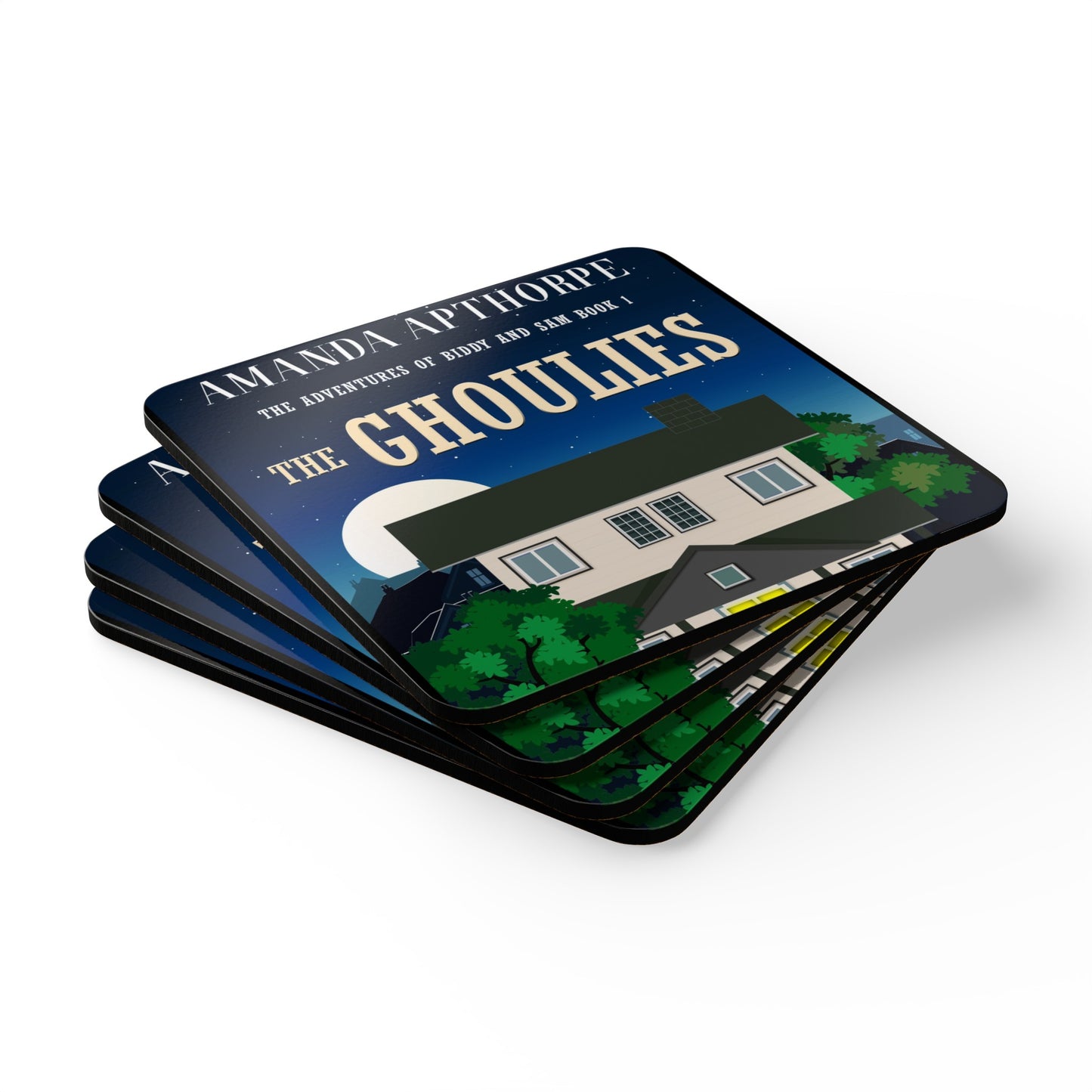 The Ghoulies - Corkwood Coaster Set