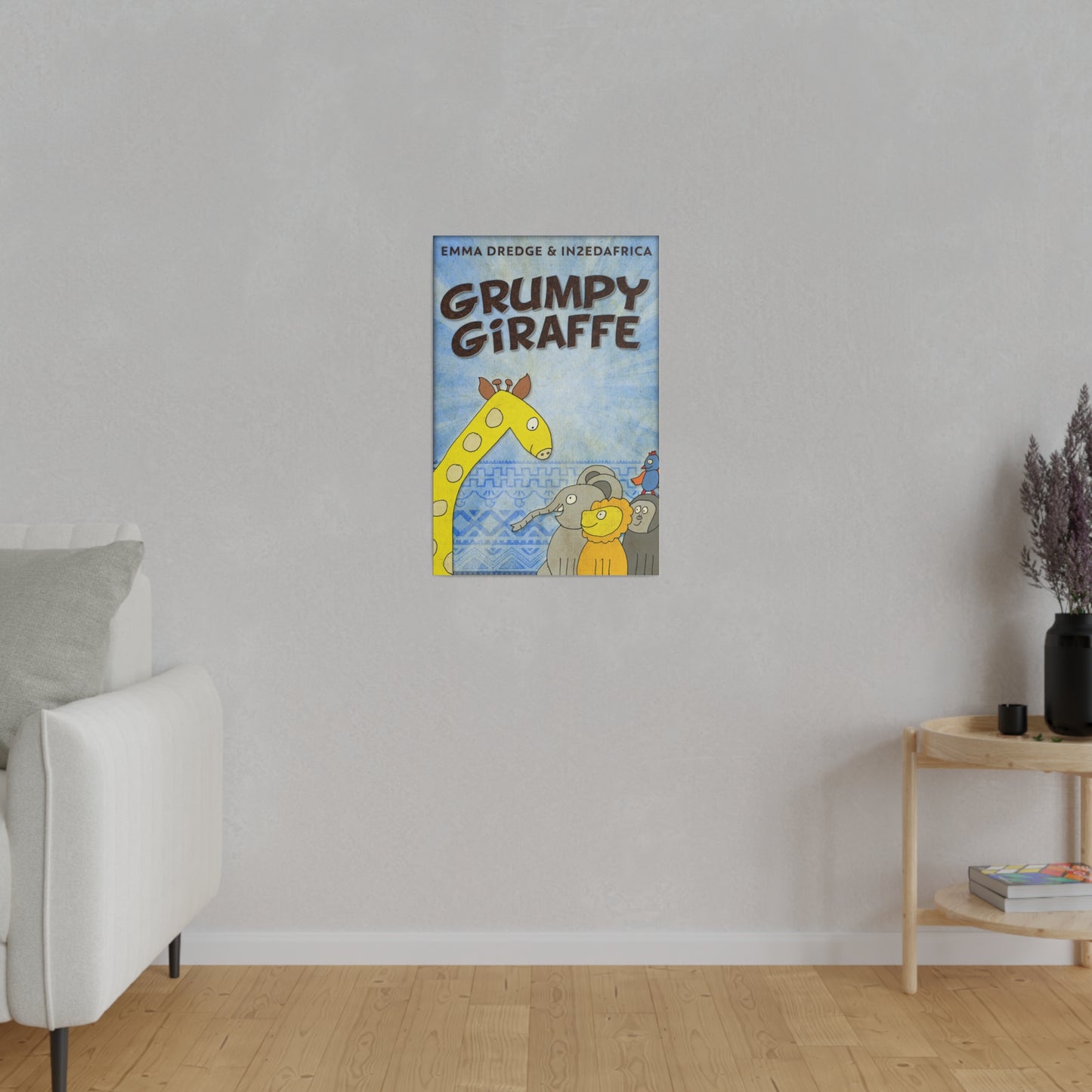 Grumpy Giraffe - Canvas