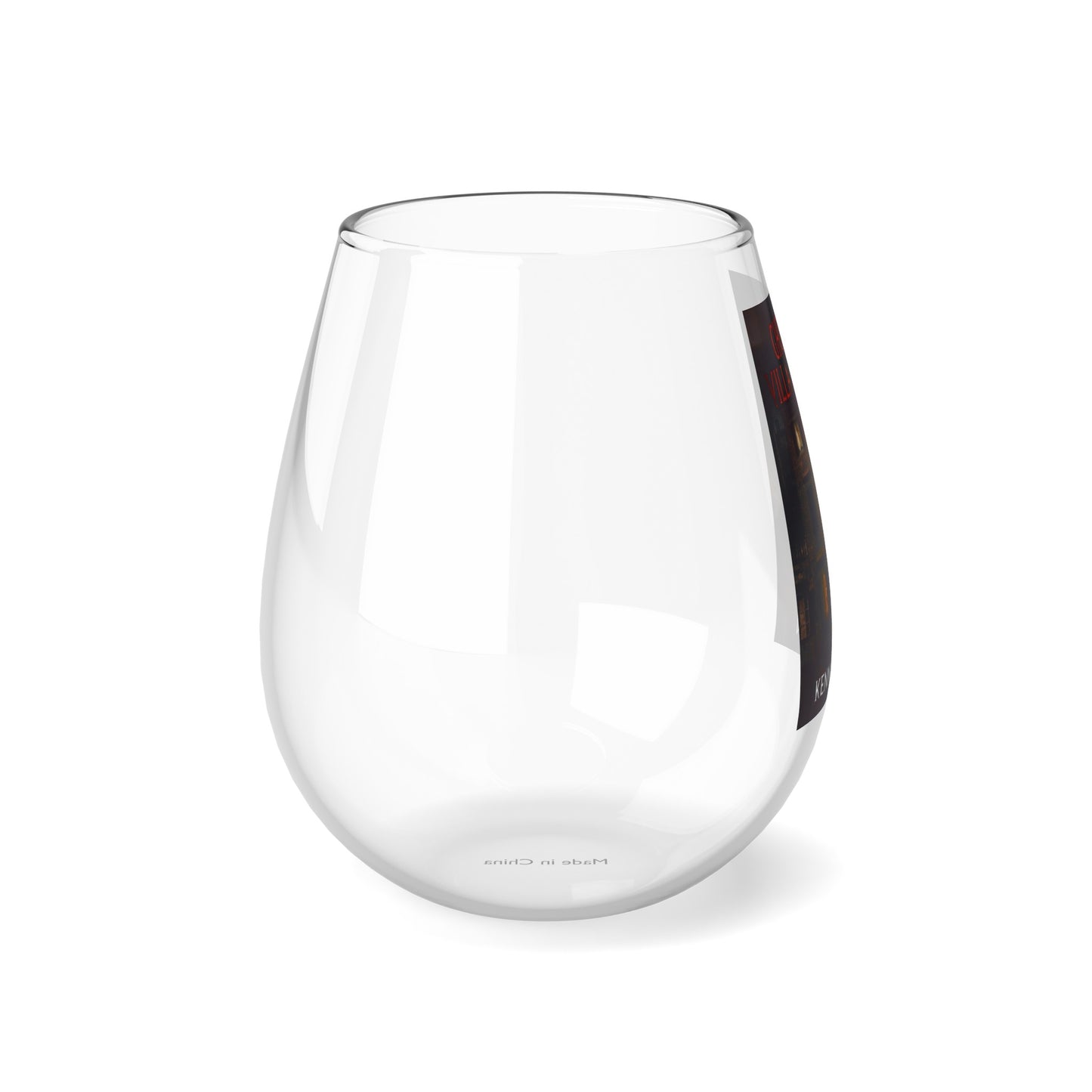 Ghosts of Villa de Zenith - Stemless Wine Glass, 11.75oz