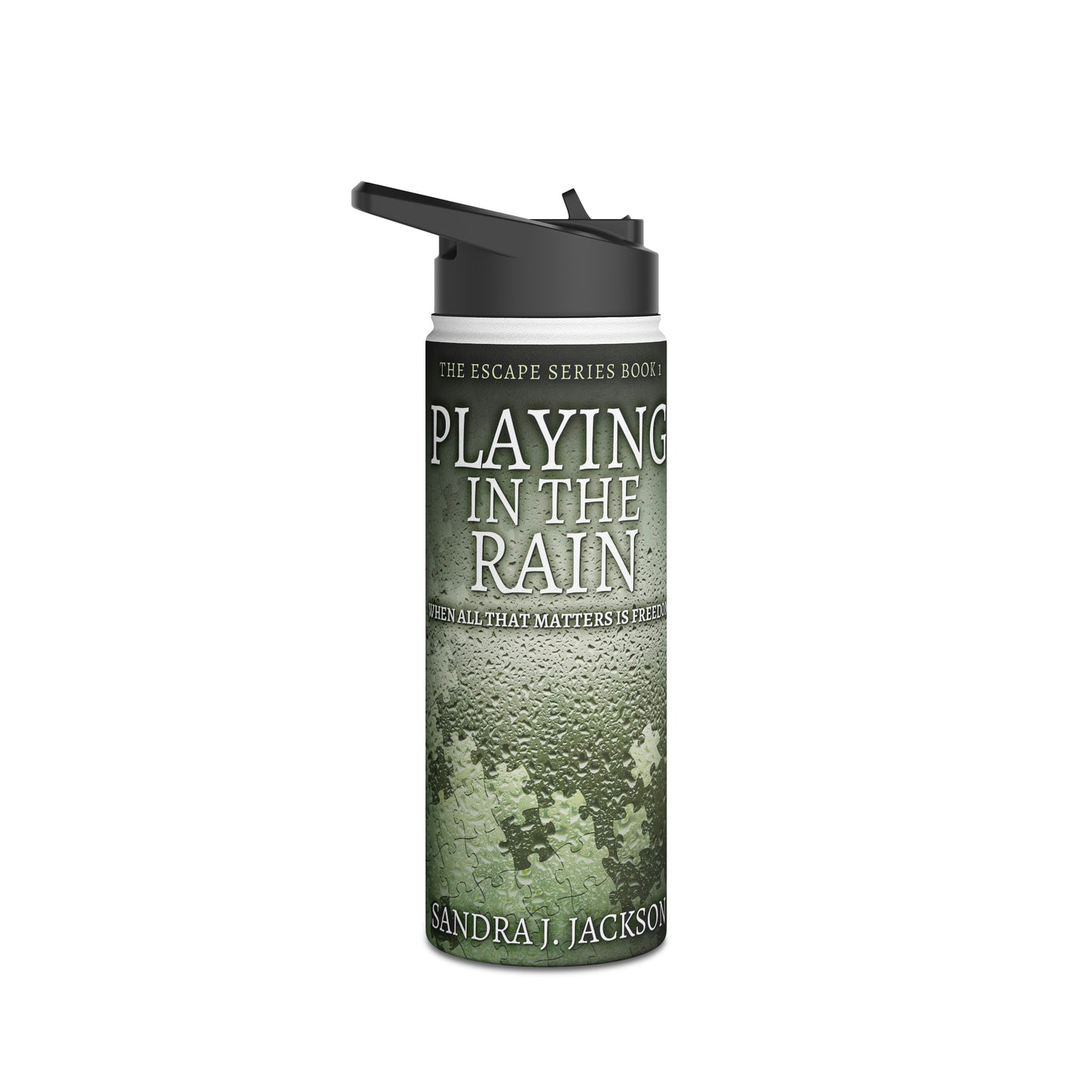 Playing in The Rain - Stainless Steel Water Bottle