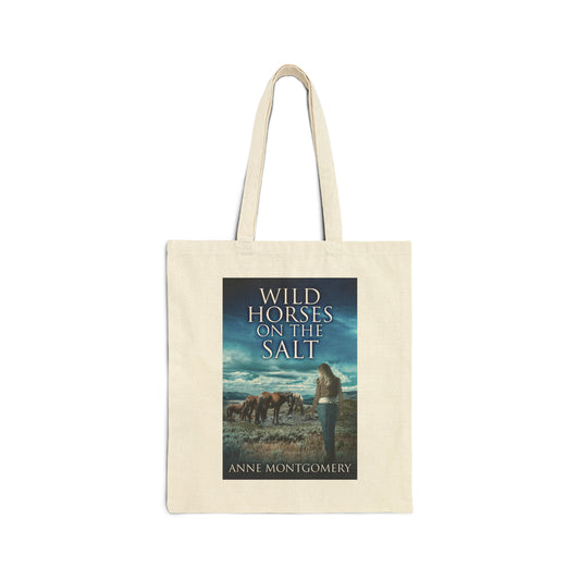 Wild Horses On The Salt - Cotton Canvas Tote Bag