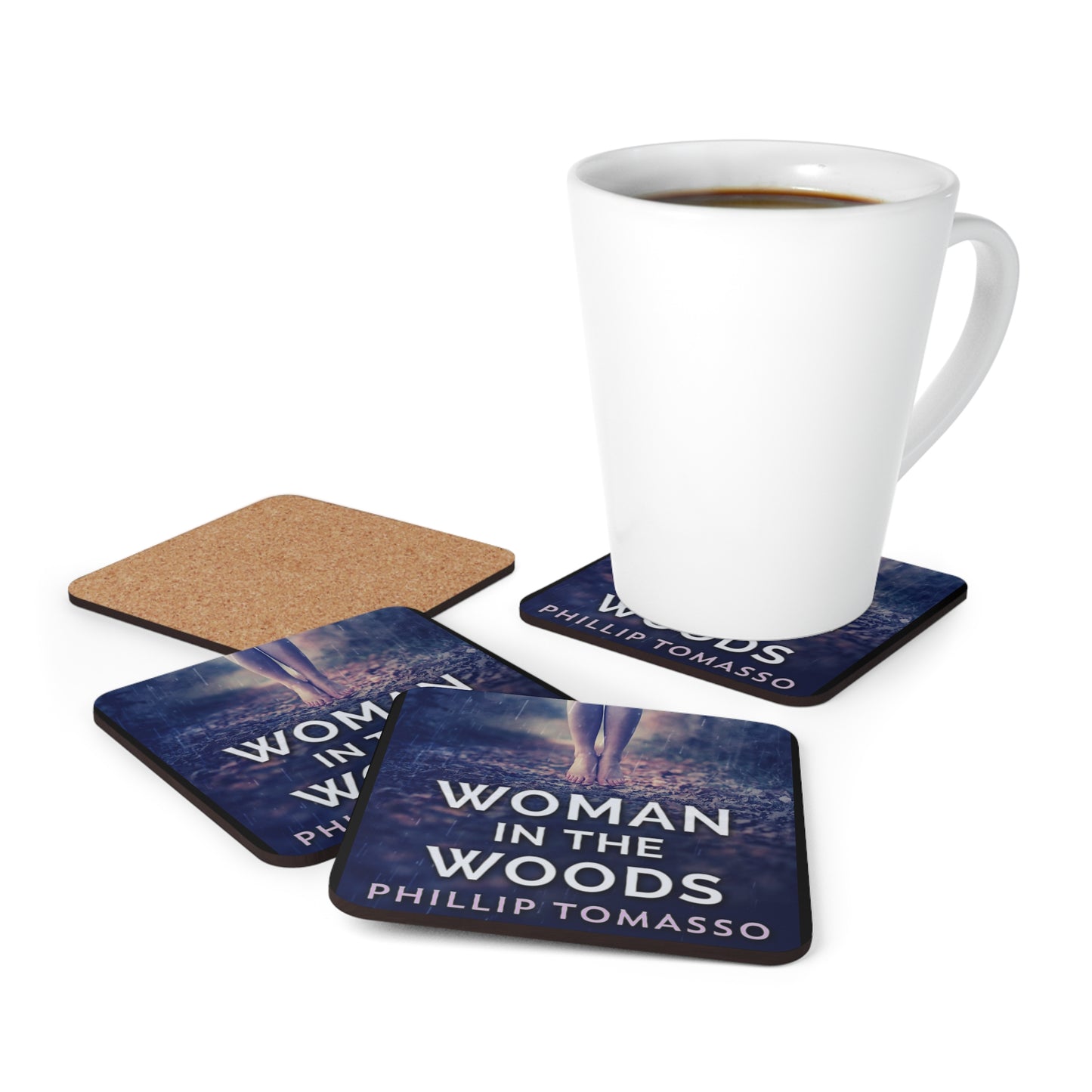 Woman in the Woods - Corkwood Coaster Set