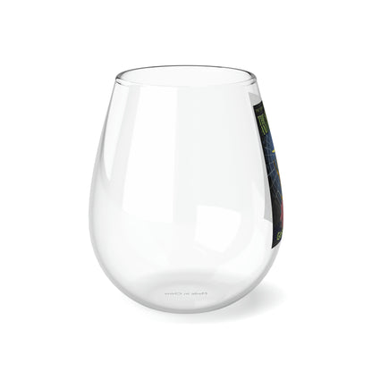 The String Bean And The Firefly - Stemless Wine Glass, 11.75oz