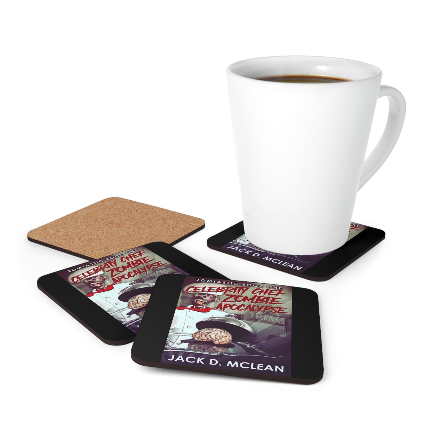 Celebrity Chef Zombie Apocalypse - Corkwood Coaster Set