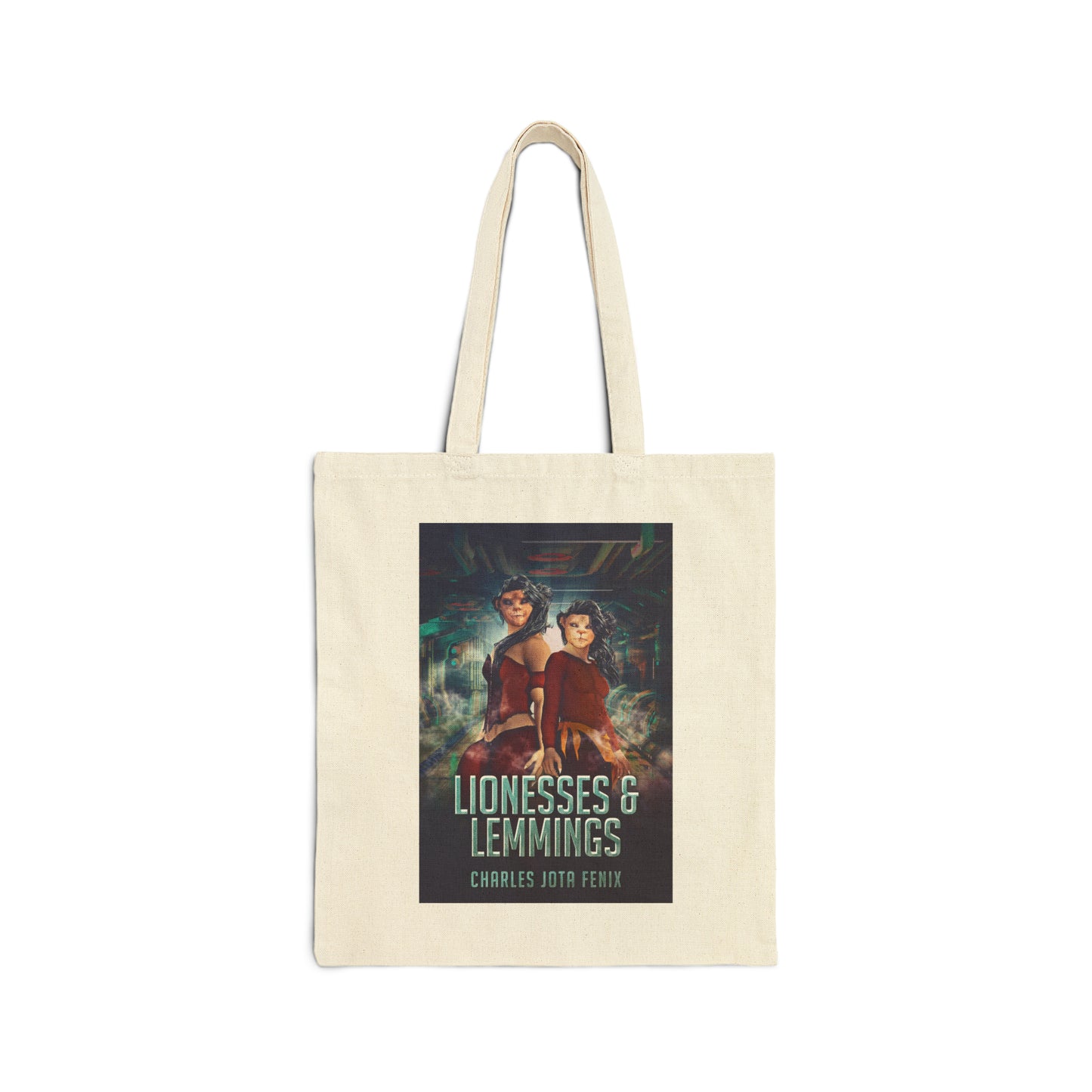 Lionesses & Lemmings - Cotton Canvas Tote Bag