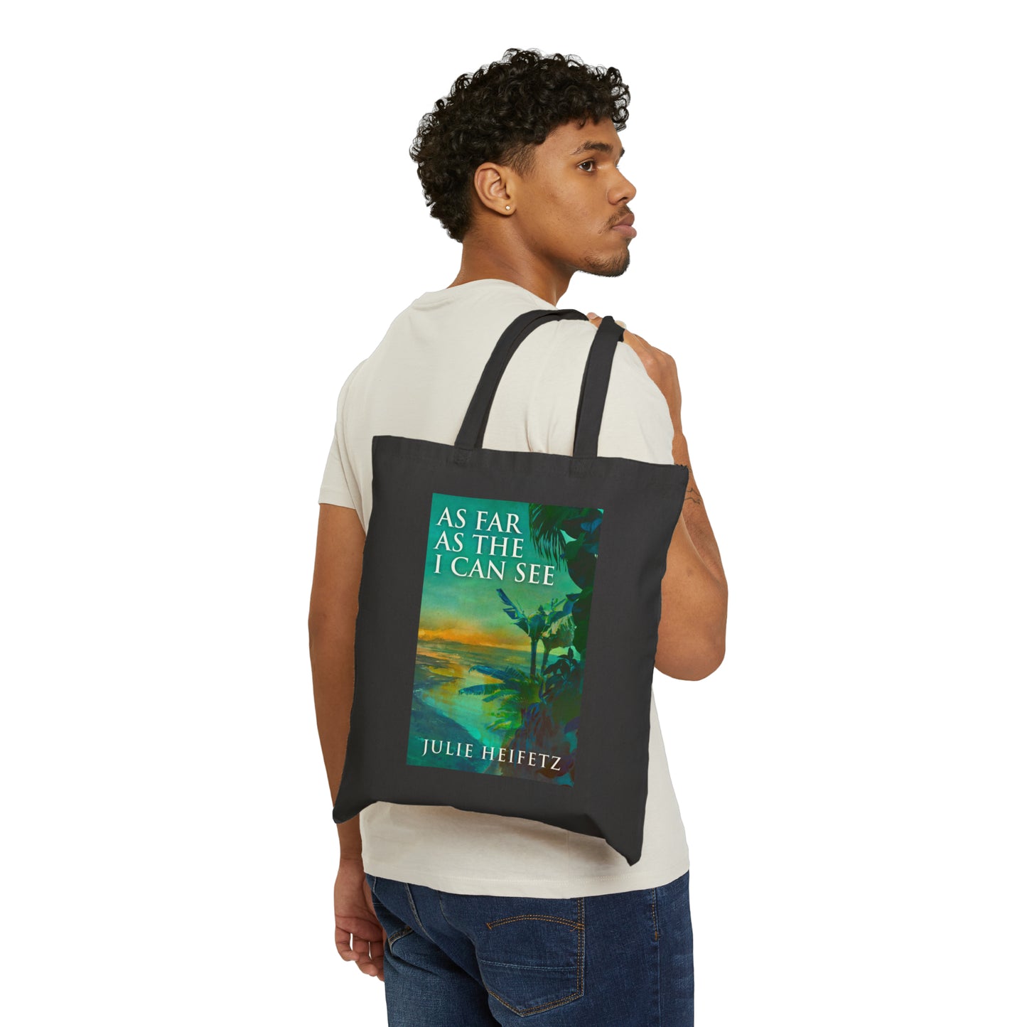 As Far As The I Can See - Cotton Canvas Tote Bag