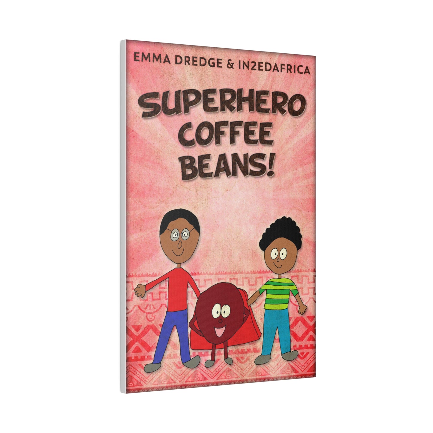 Superhero Coffee Beans! - Canvas