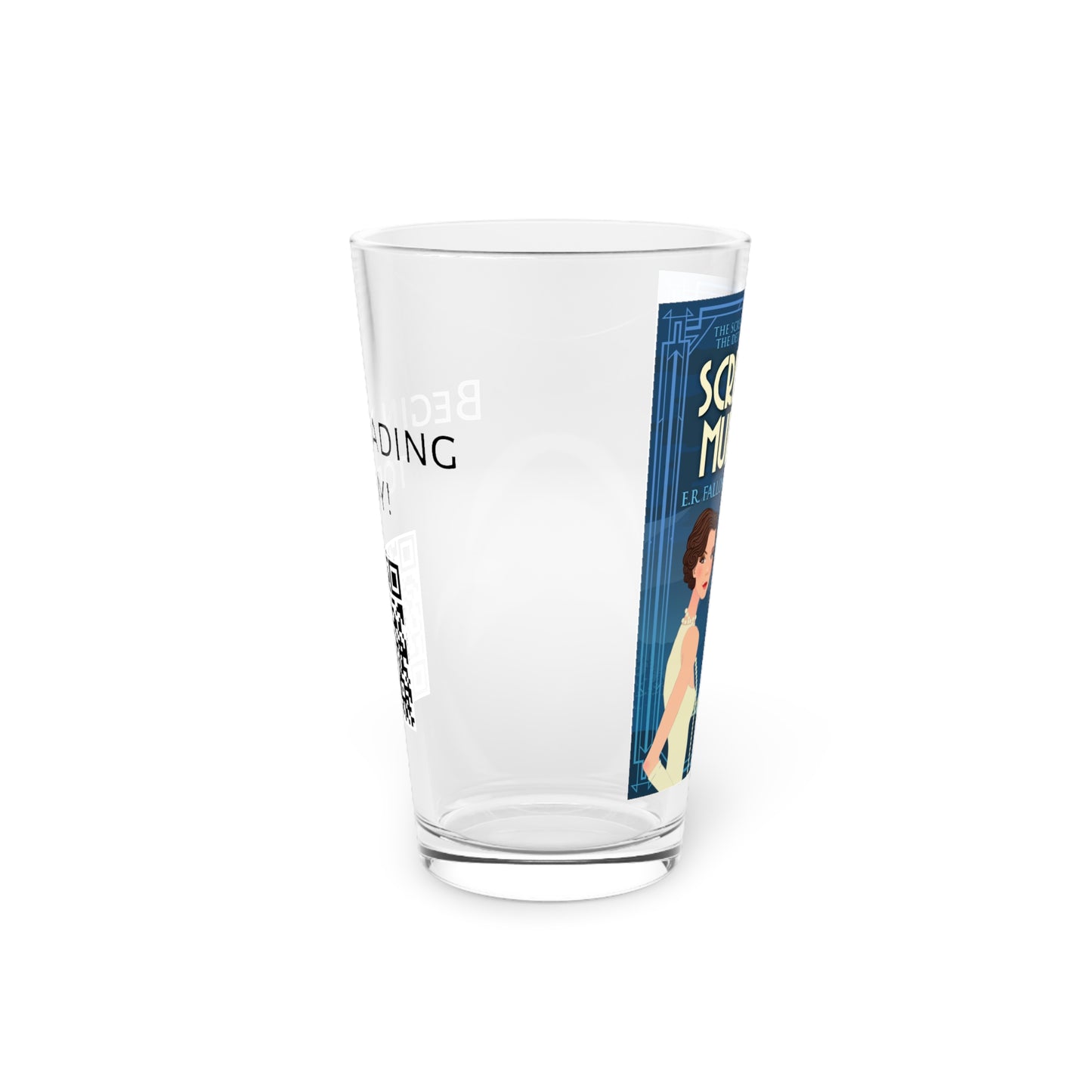 Scripted Murder - Pint Glass