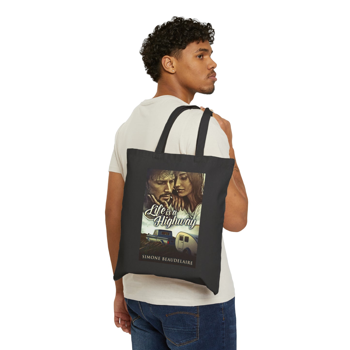 Life Is A Highway - Cotton Canvas Tote Bag