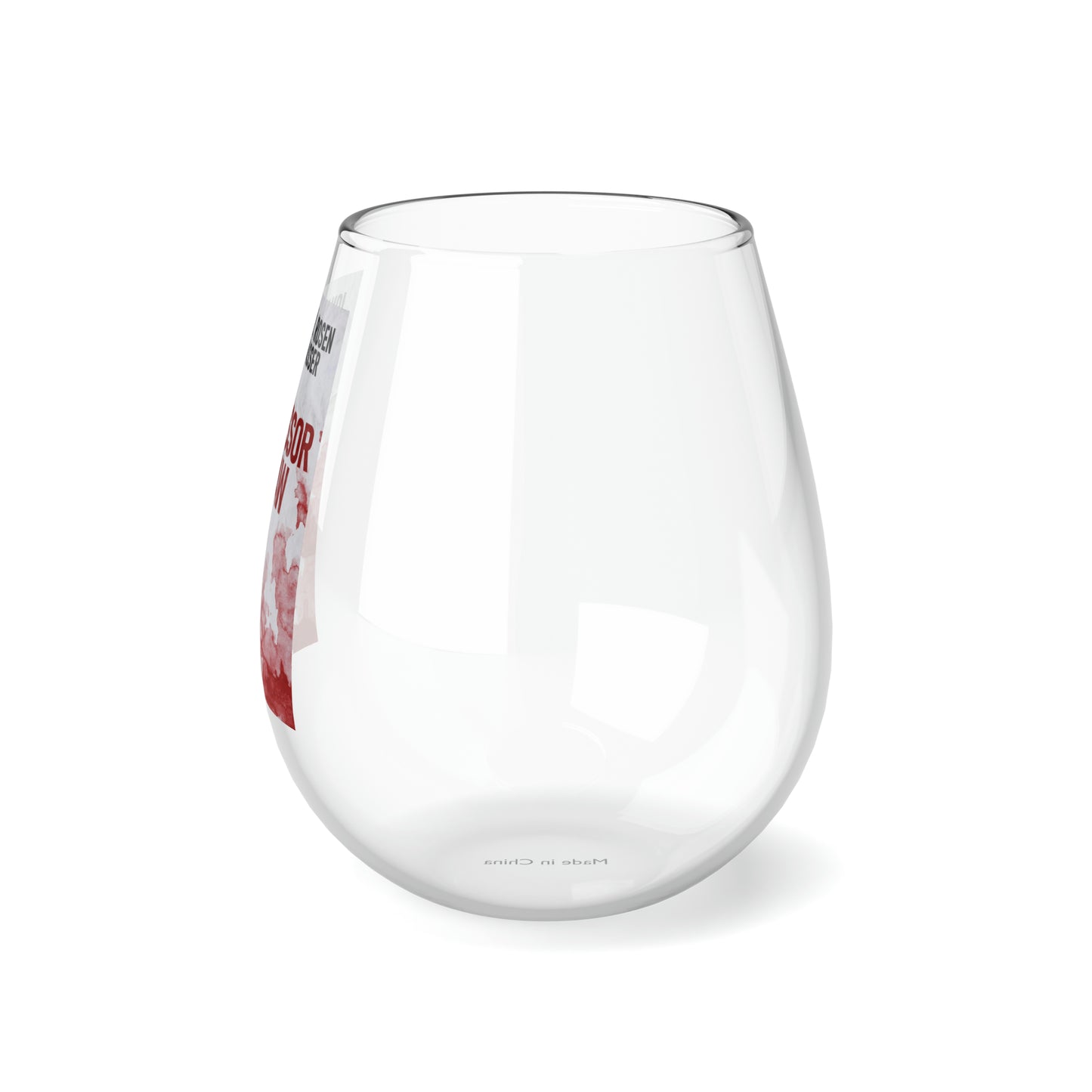 Professor Law - Stemless Wine Glass, 11.75oz