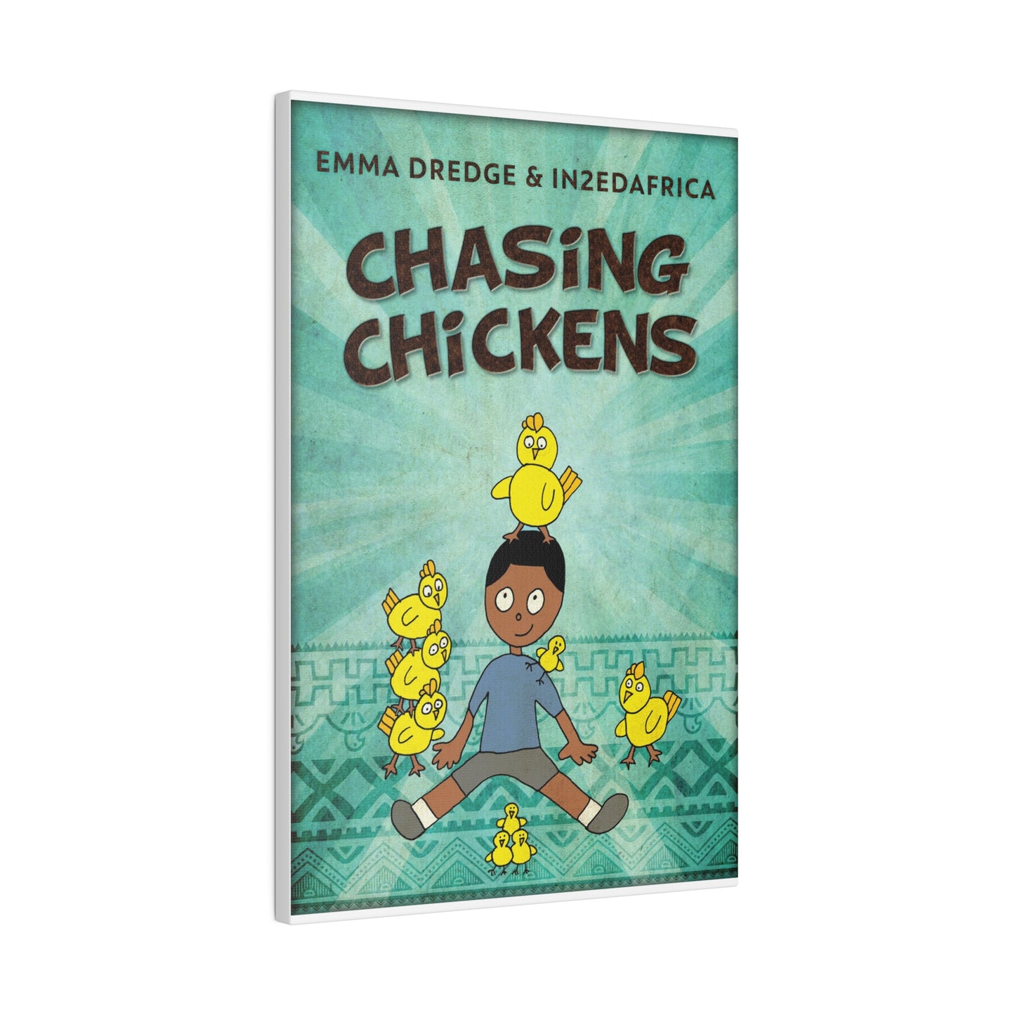 Chasing Chickens - Canvas