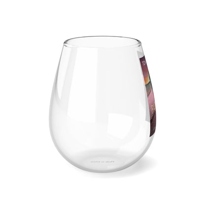 Paradise Girls - Stemless Wine Glass, 11.75oz