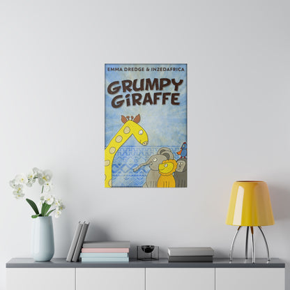 Grumpy Giraffe - Canvas