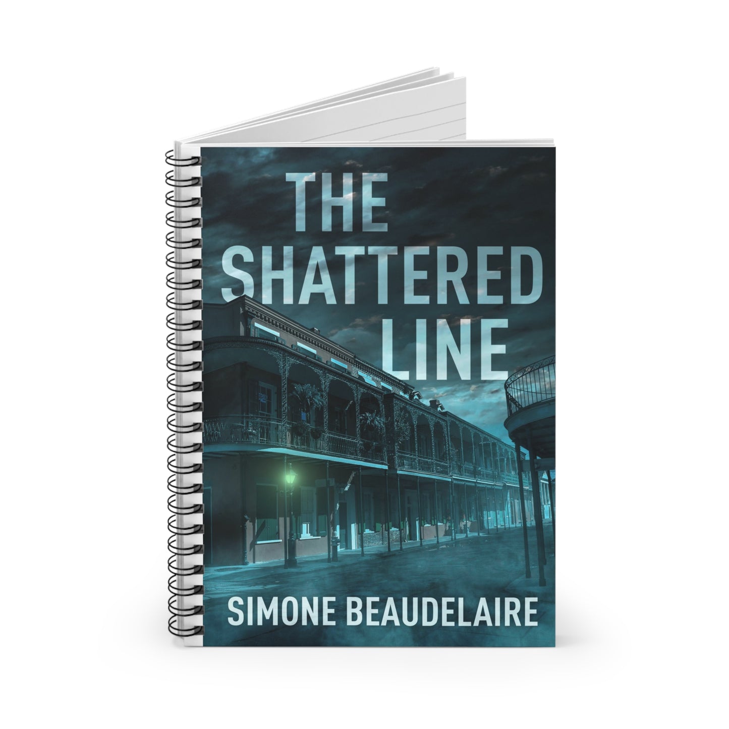 The Shattered Line - Spiral Notebook