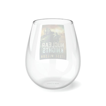 Nuclear Knights - Stemless Wine Glass, 11.75oz