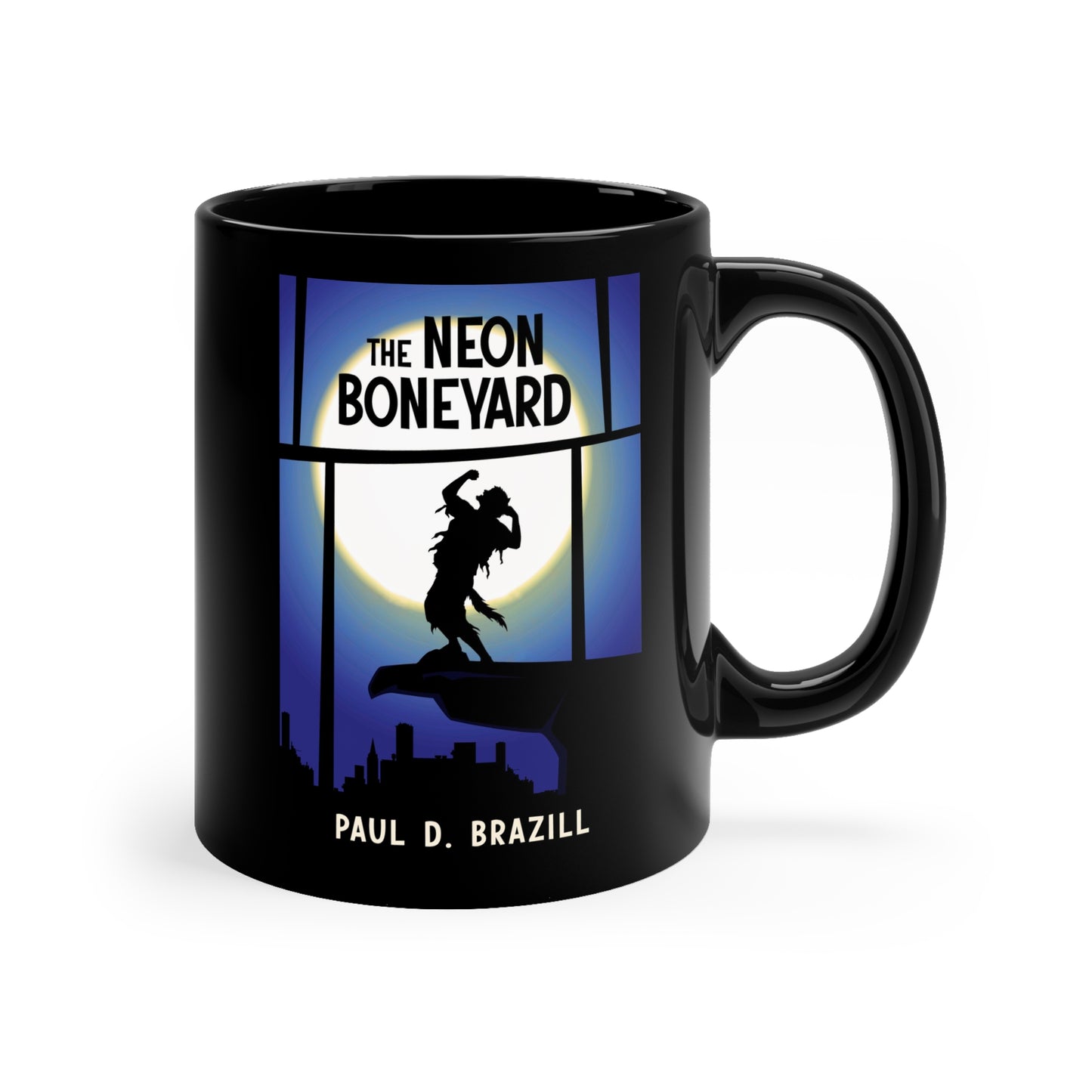 The Neon Boneyard - Black Coffee Mug