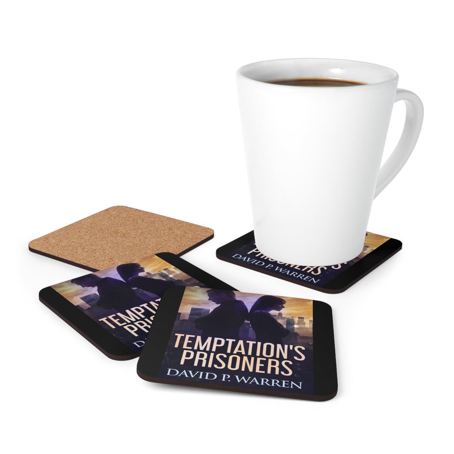 Temptation's Prisoners - Corkwood Coaster Set