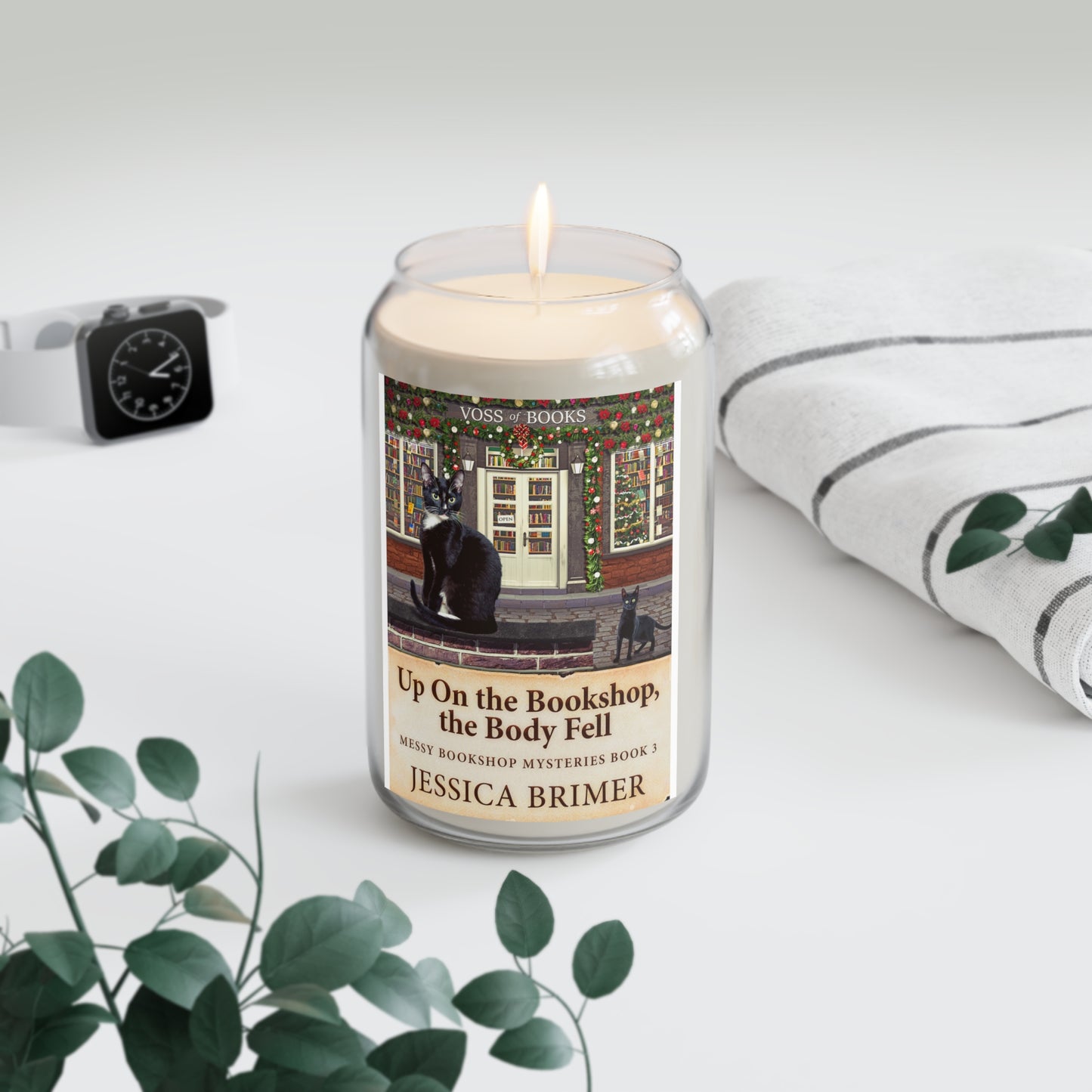 Up On the Bookshop, the Body Fell - Scented Candle