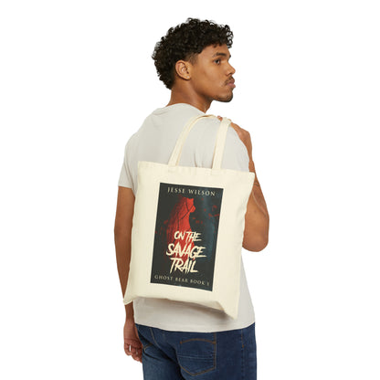 On The Savage Trail - Cotton Canvas Tote Bag