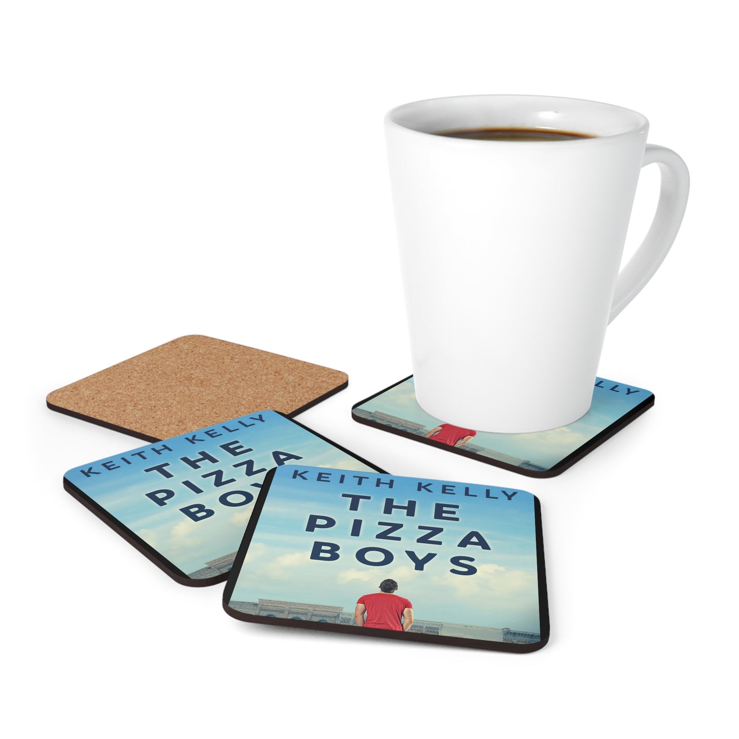 The Pizza Boys - Corkwood Coaster Set