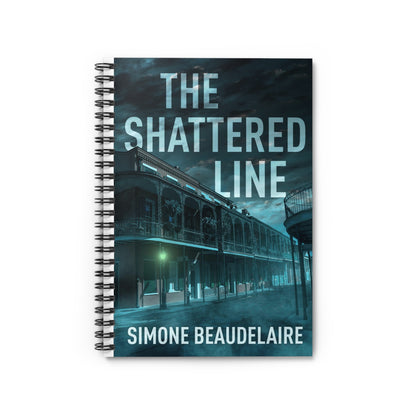 The Shattered Line - Spiral Notebook