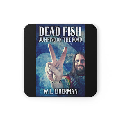 Dead Fish Jumping On The Road - Corkwood Coaster Set