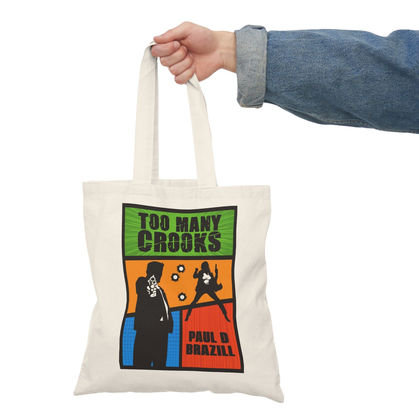 Too Many Crooks - Natural Tote Bag