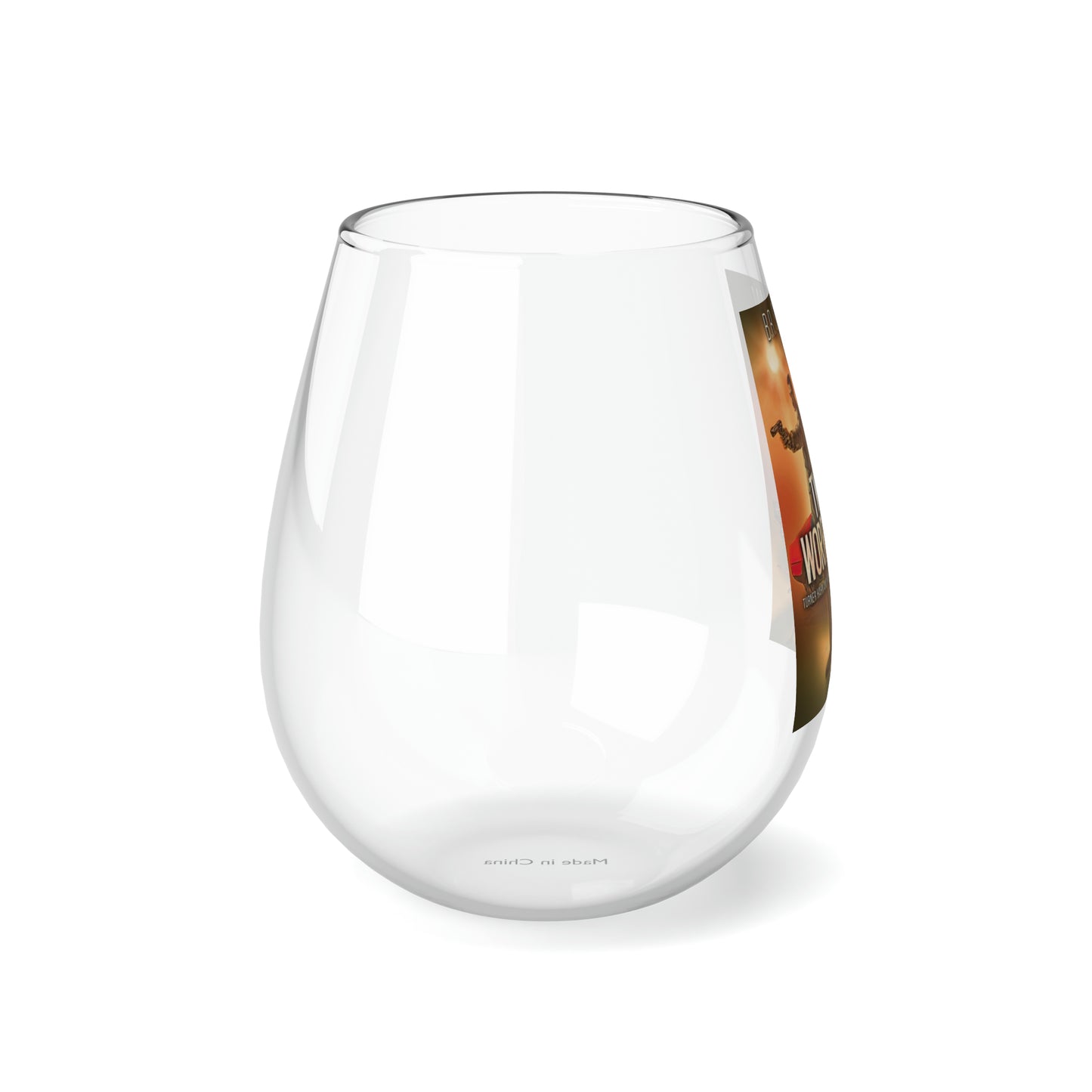 Two to Worry About - Stemless Wine Glass, 11.75oz