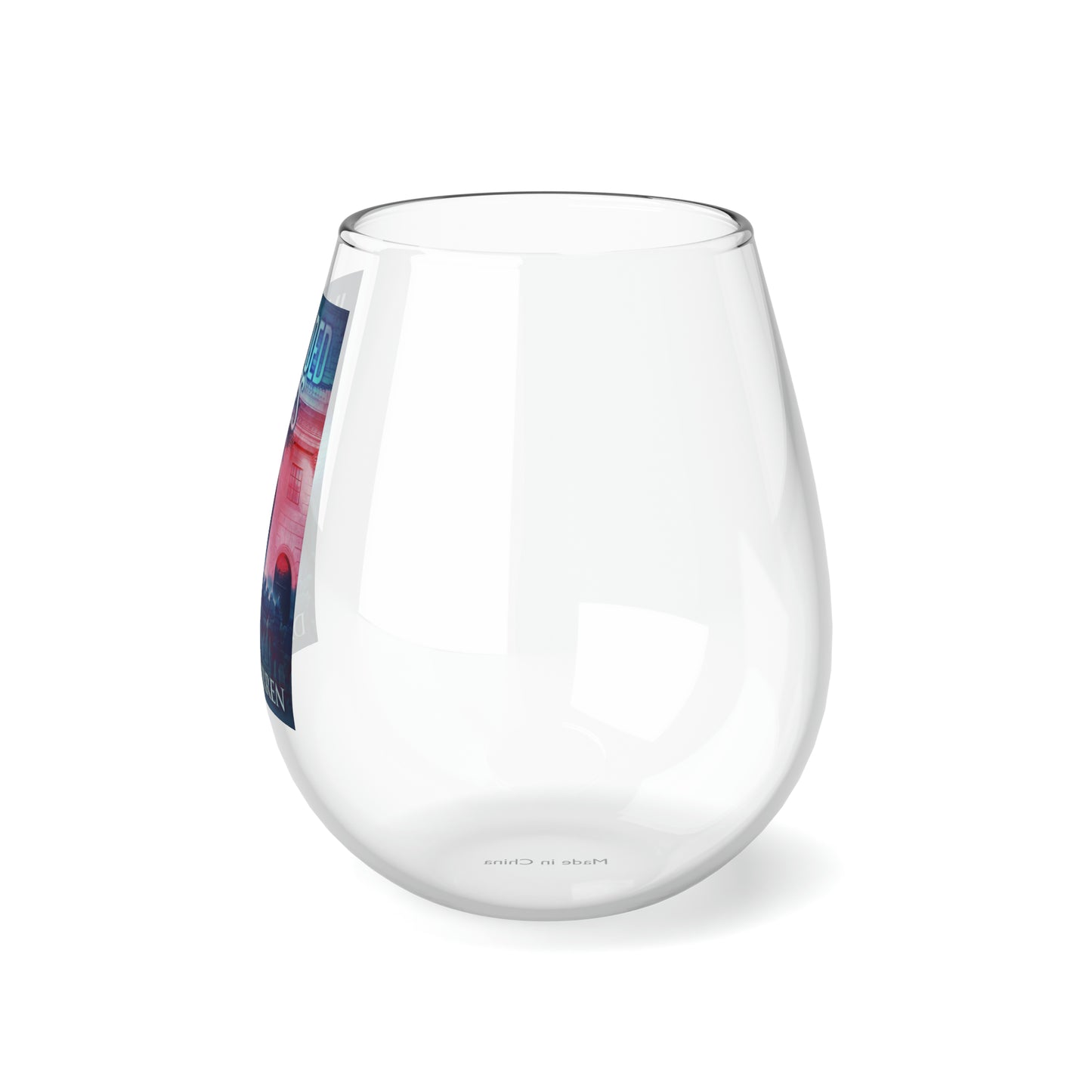 Imploded Lives - Stemless Wine Glass, 11.75oz