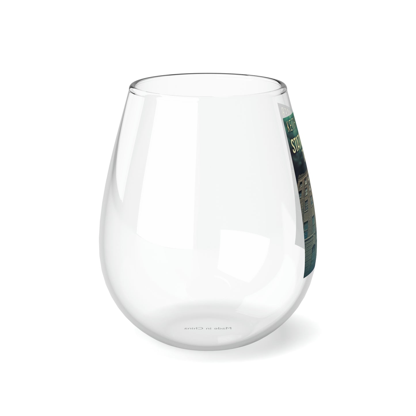 Stationhouse Tales - Stemless Wine Glass, 11.75oz