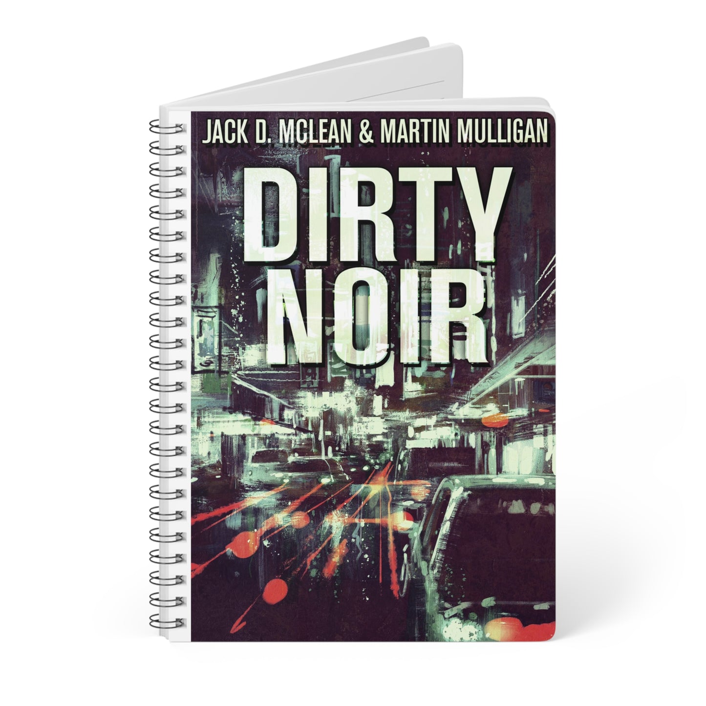 Dirty Noir - A5 Wirebound Notebook