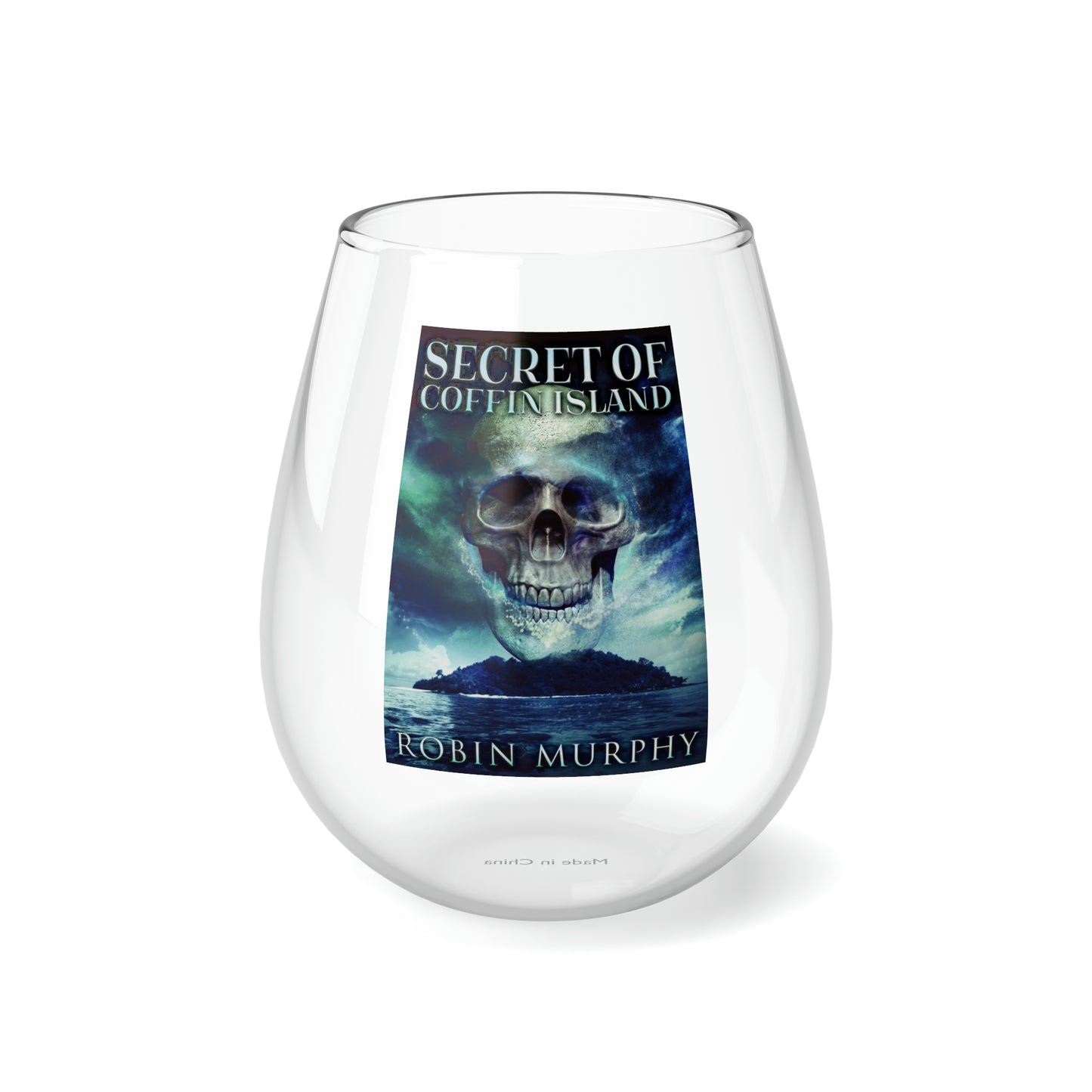 Secret Of Coffin Island - Stemless Wine Glass, 11.75oz