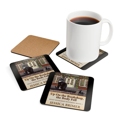 Up On the Bookshop, the Body Fell - Corkwood Coaster Set