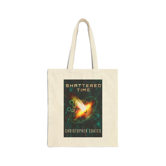 Shattered Time - Cotton Canvas Tote Bag