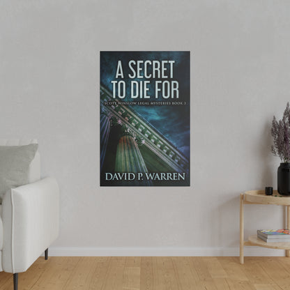 A Secret to Die For - Canvas