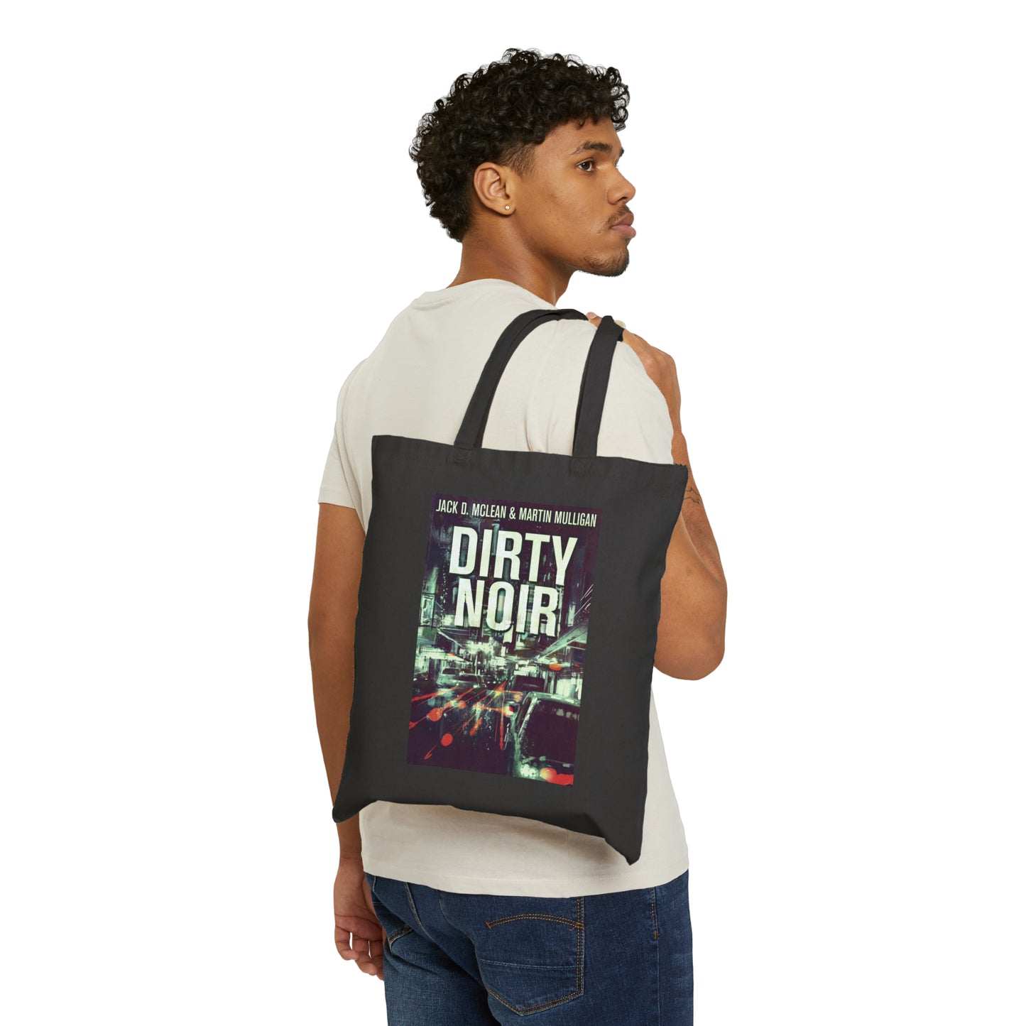 Dirty Noir - Cotton Canvas Tote Bag