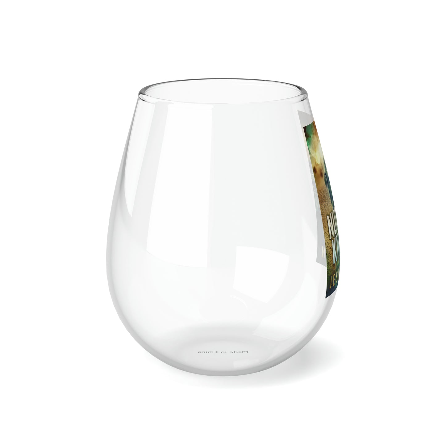 Nuclear Knights - Stemless Wine Glass, 11.75oz