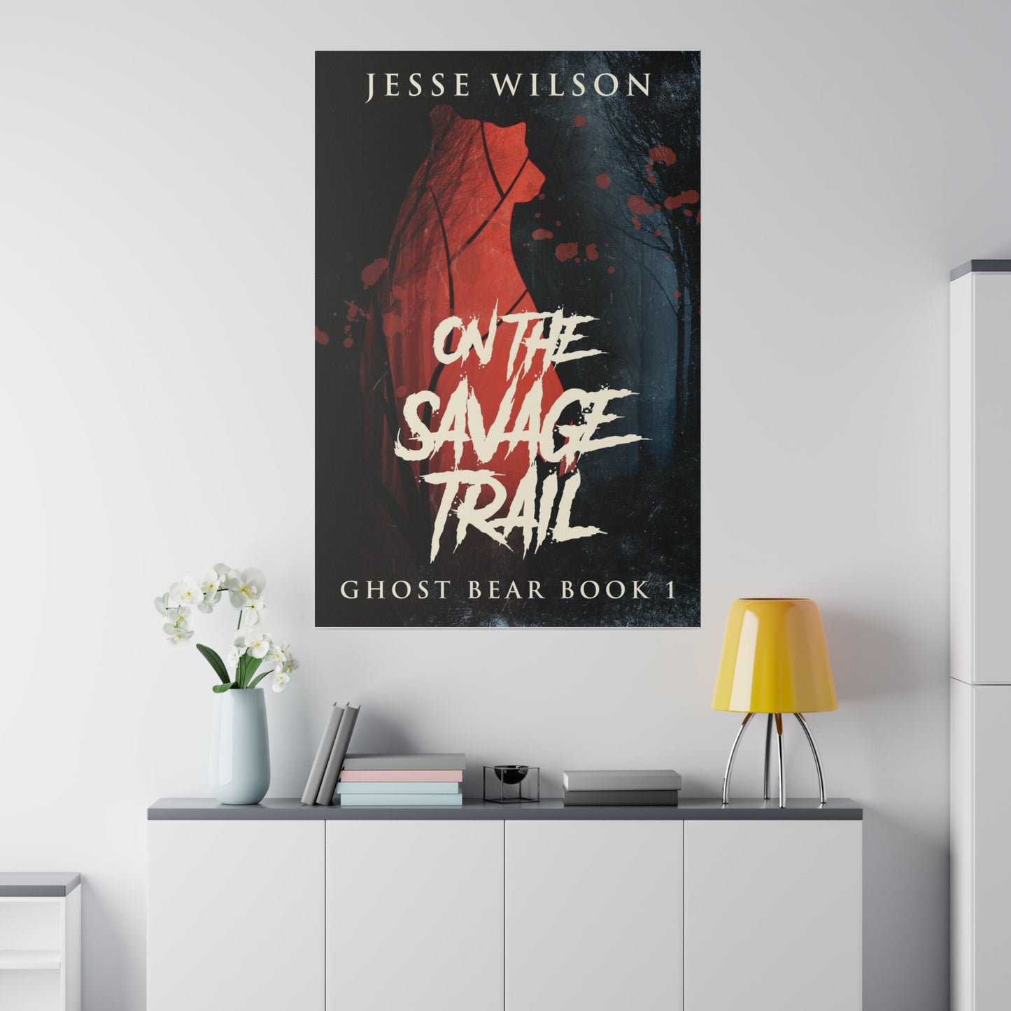 On The Savage Trail - Canvas