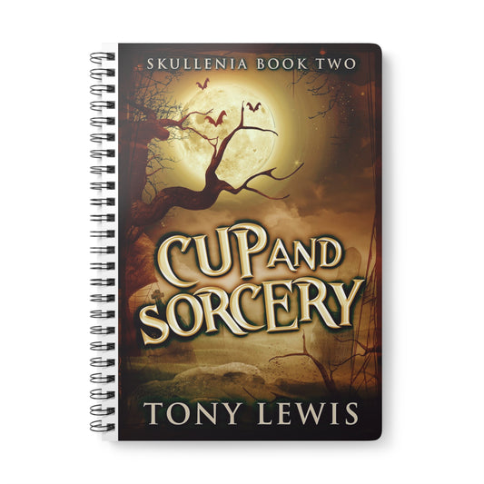 Cup and Sorcery - A5 Wirebound Notebook