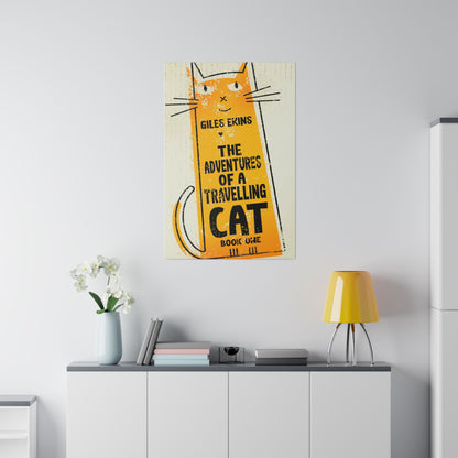 The Adventures Of A Travelling Cat - Canvas