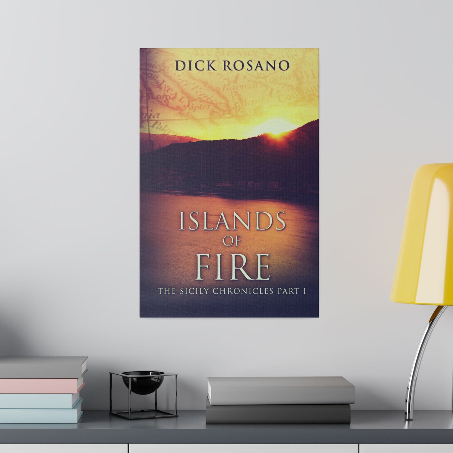 Islands Of Fire  - Canvas